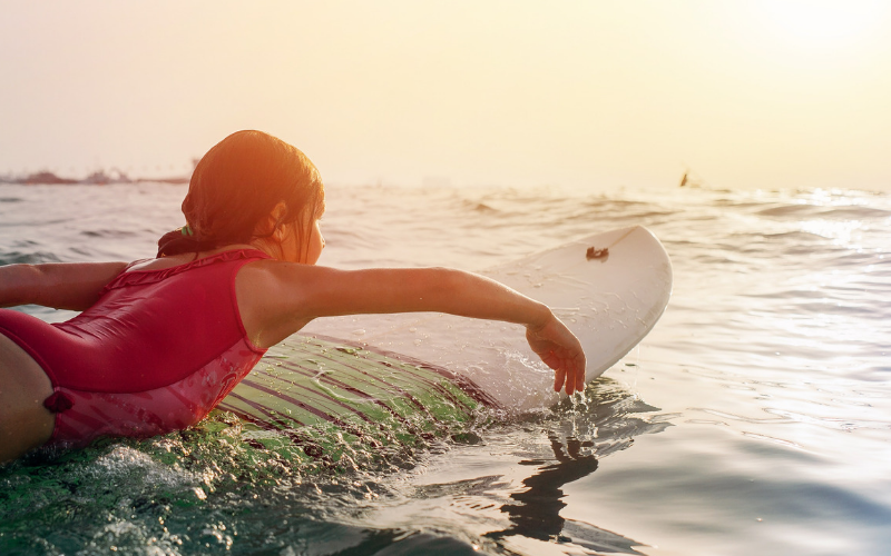 Teaching Kids to Surf