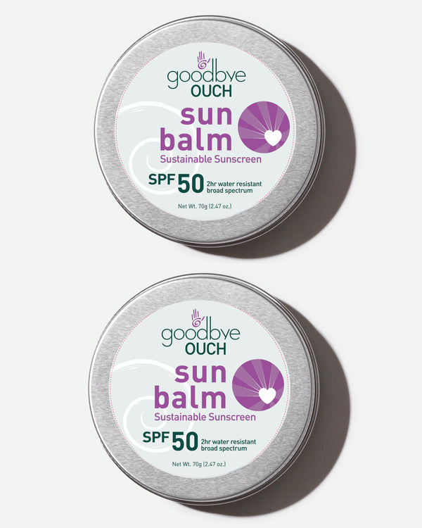 Sun Balm Sustainable Sunscreen SPF50 and 2 hrs water resist | 70g | Twin Pack